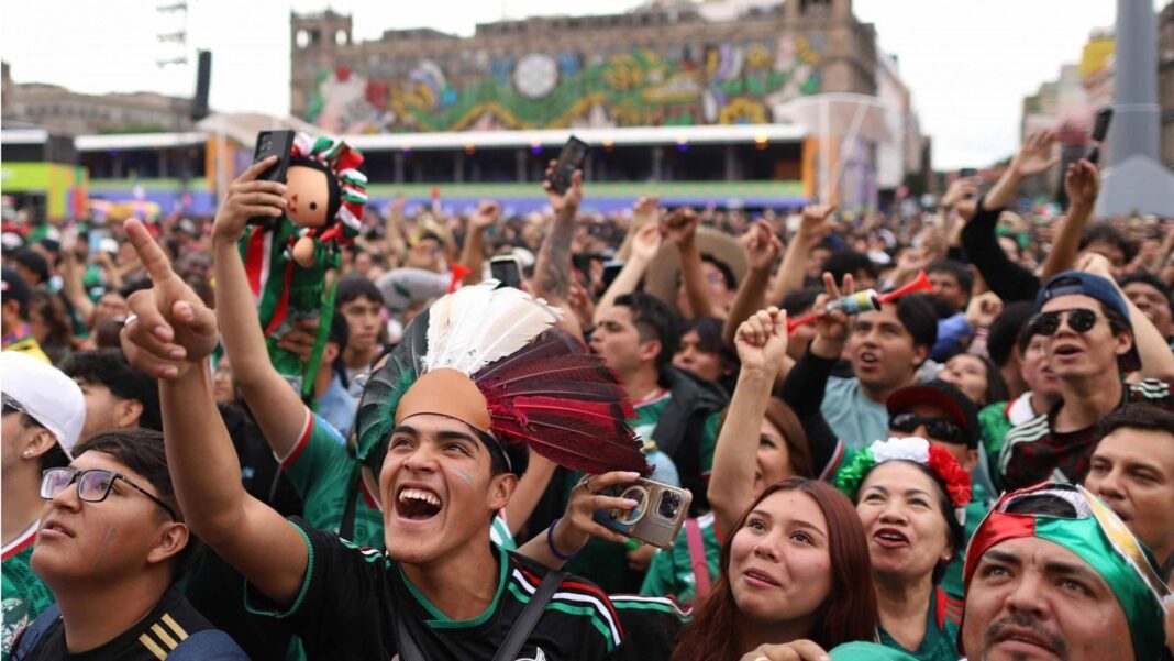 FIFA Fan Festival en el Zócalo de la Ciudad de México durante el Mundial 2026