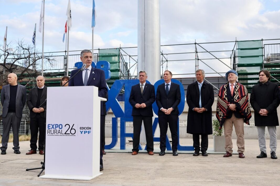Jorge Macri en la inauguración de la 138ª Exposición Rural en Palermo
