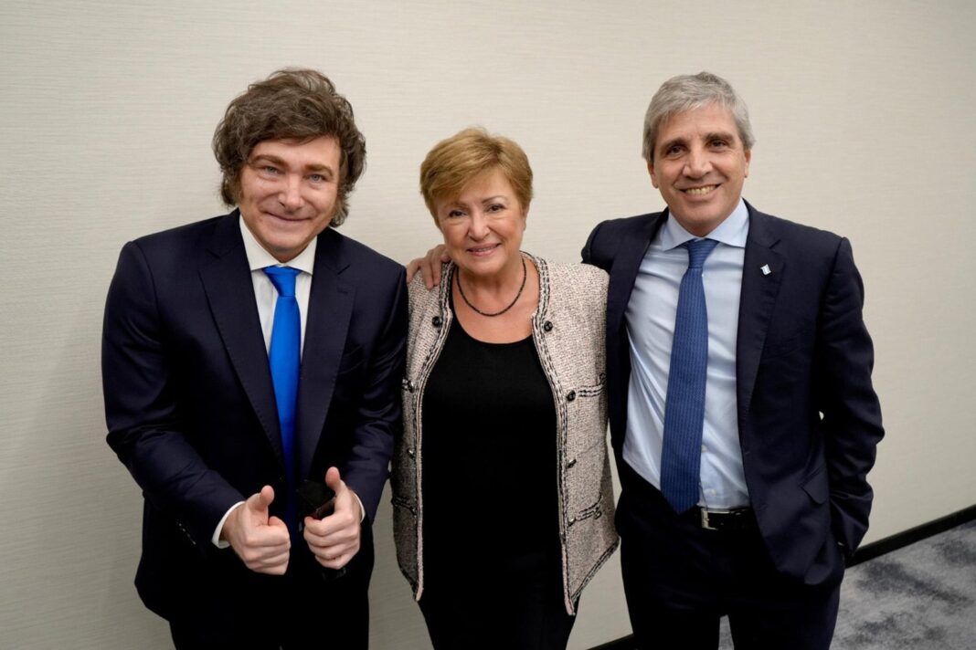 Kristalina Georgieva en una conferencia de prensa
