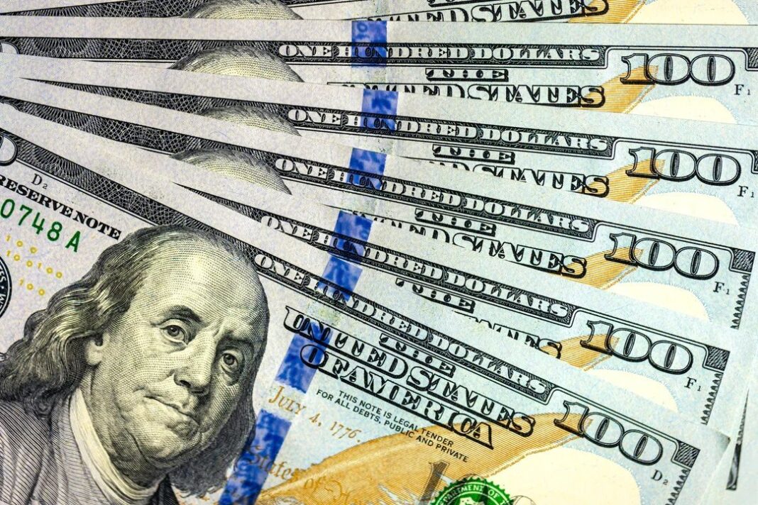 Gráfico con cotizaciones del dólar en Argentina