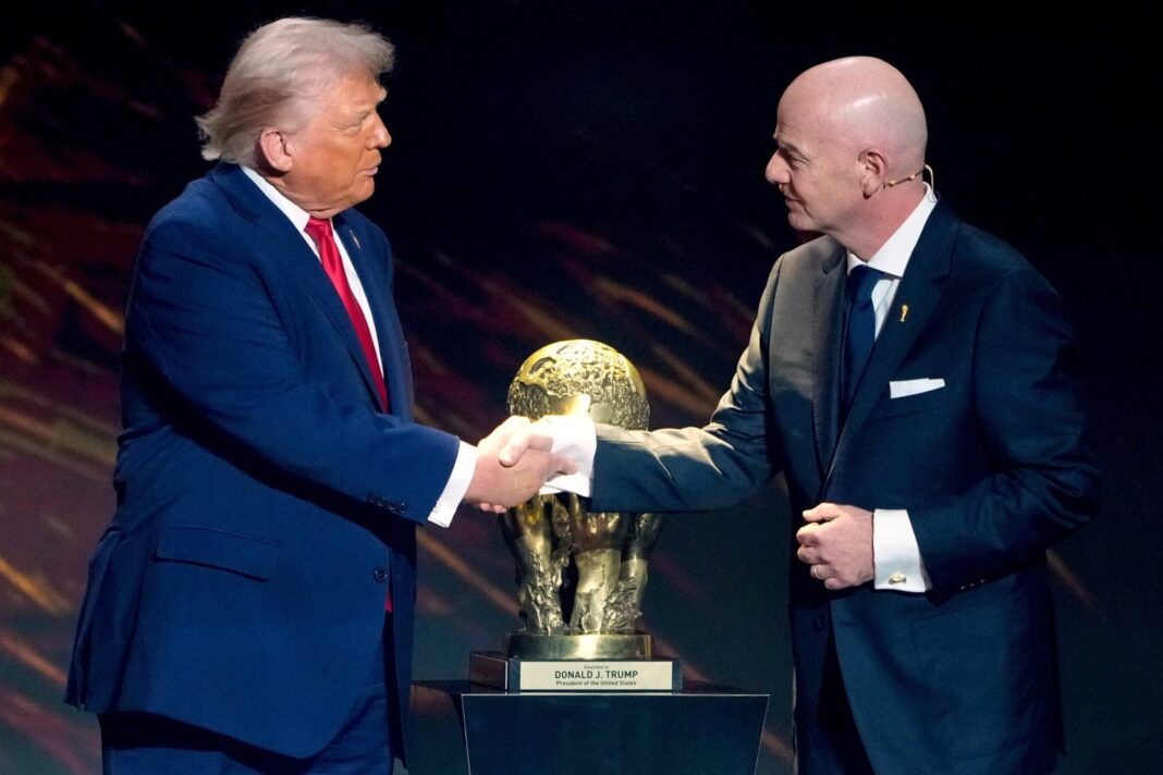Donald Trump en el MetLife Stadium durante la final del Mundial 2026