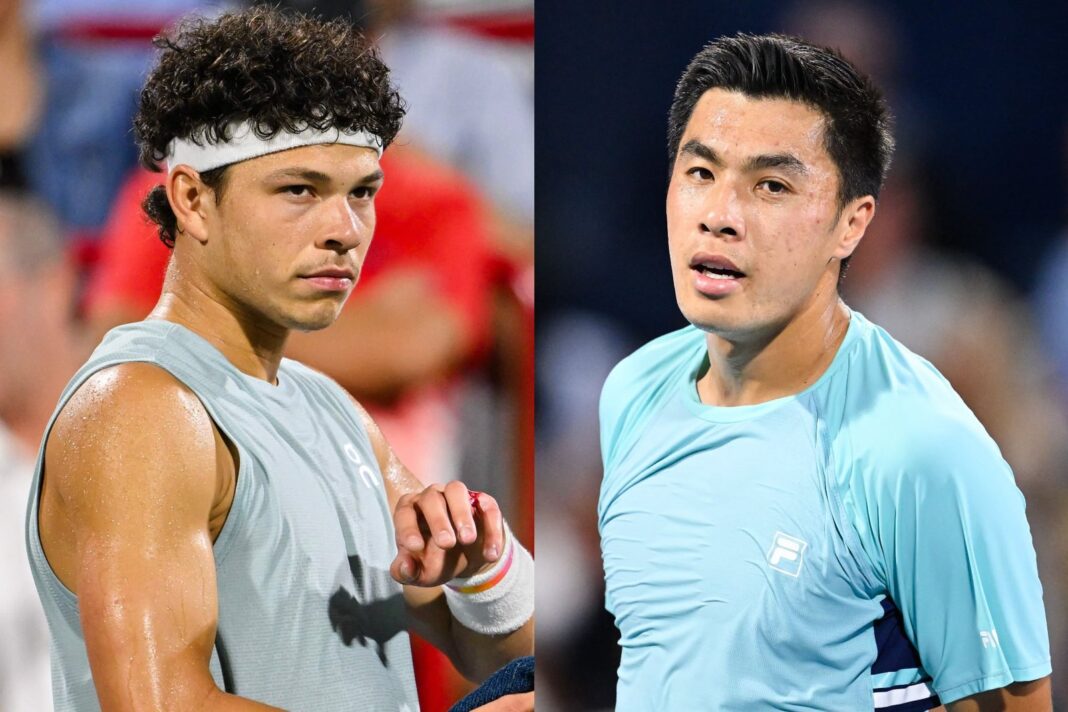 Ben Shelton y Brandon Nakashima en la final del Masters 1000 de Montreal
