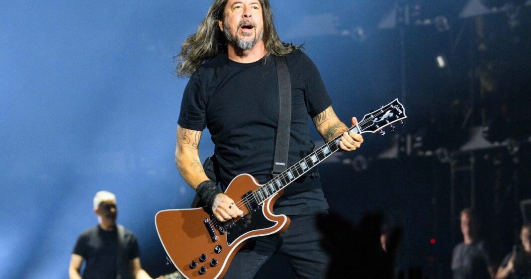 Dave Grohl en una entrevista televisiva