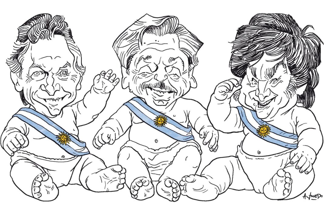 Javier Milei en un acto oficial