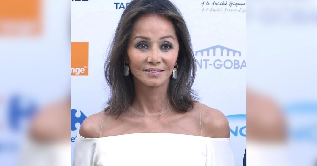 Isabel Preysler en una sesión de entrenamiento