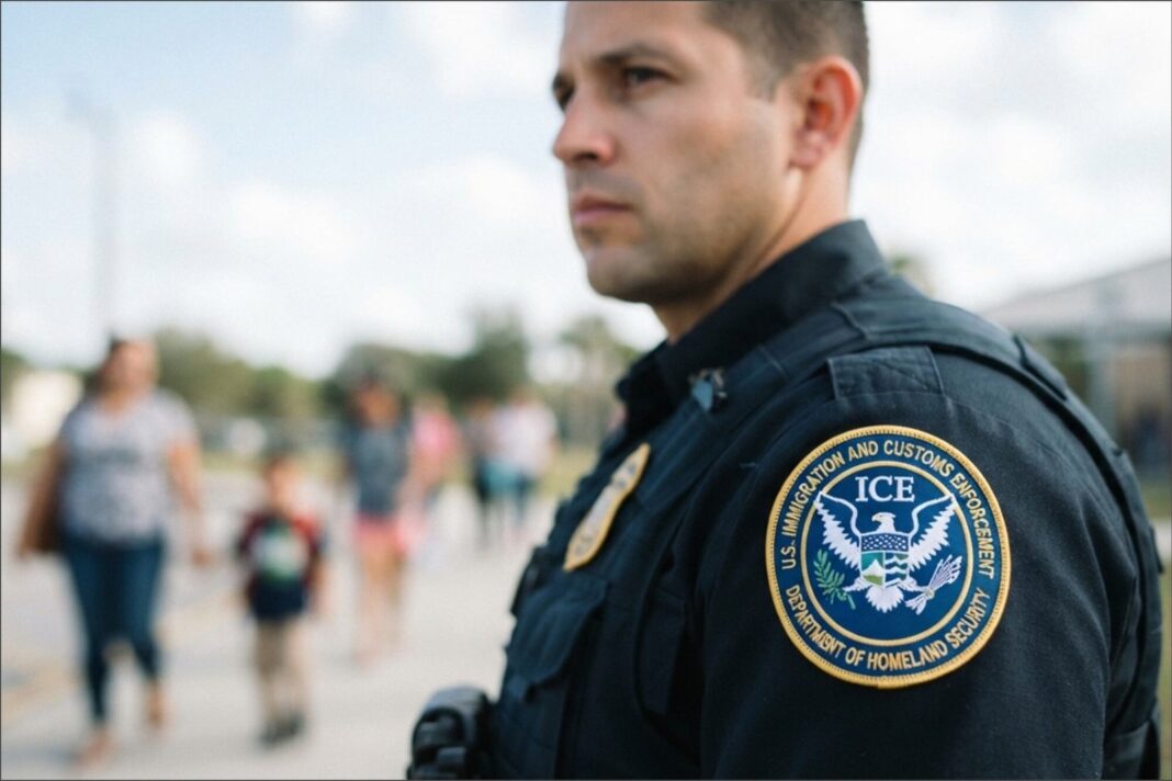 Niños en un aula escolar en Florida