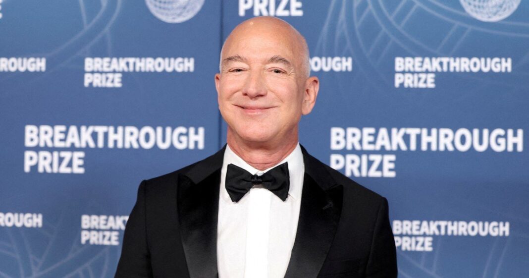 Jeff Bezos en un evento público