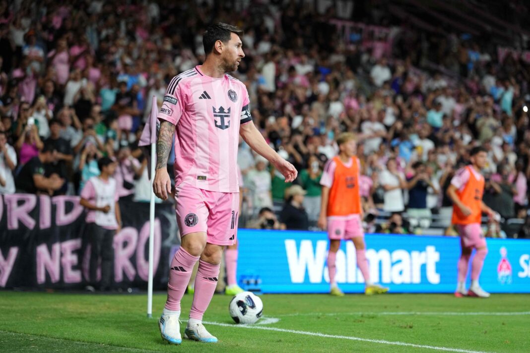 Lionel Messi durante un partido de Inter Miami