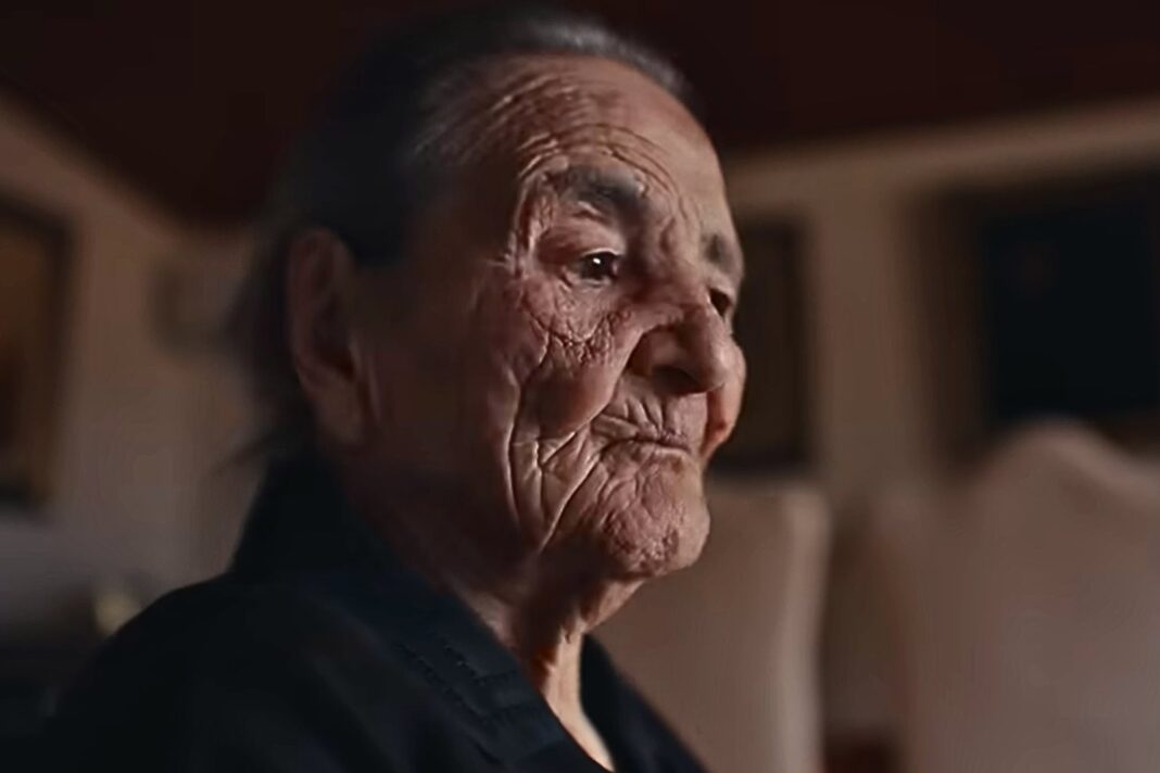 María Antonietta, supercentenaria de 101 años, en una entrevista