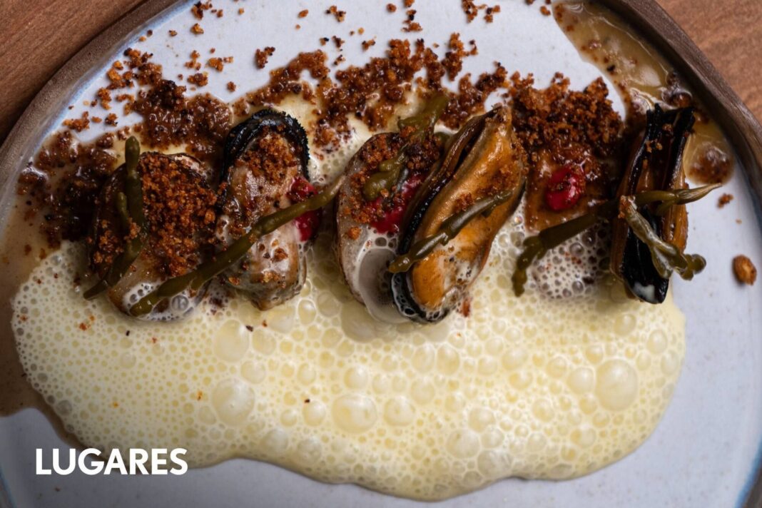 Plato Costa y Huerta del restaurante Crujiente de Ushuaia