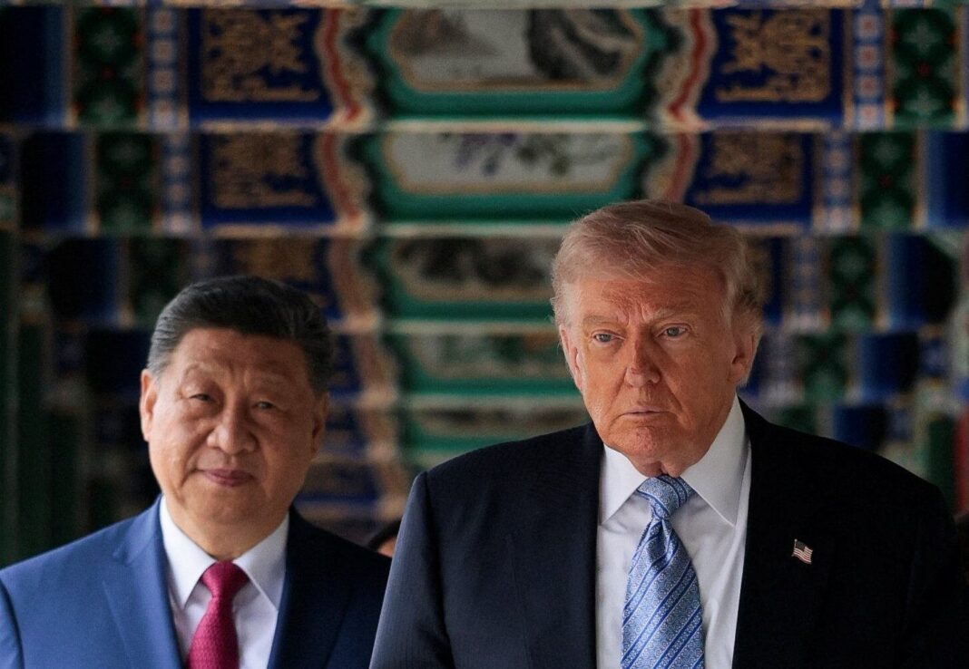 Trump y Xi en una cumbre bilateral