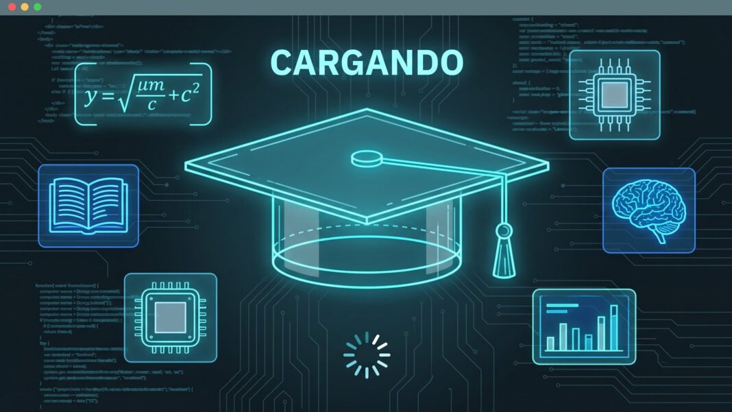 Estudiantes en un campus universitario de California