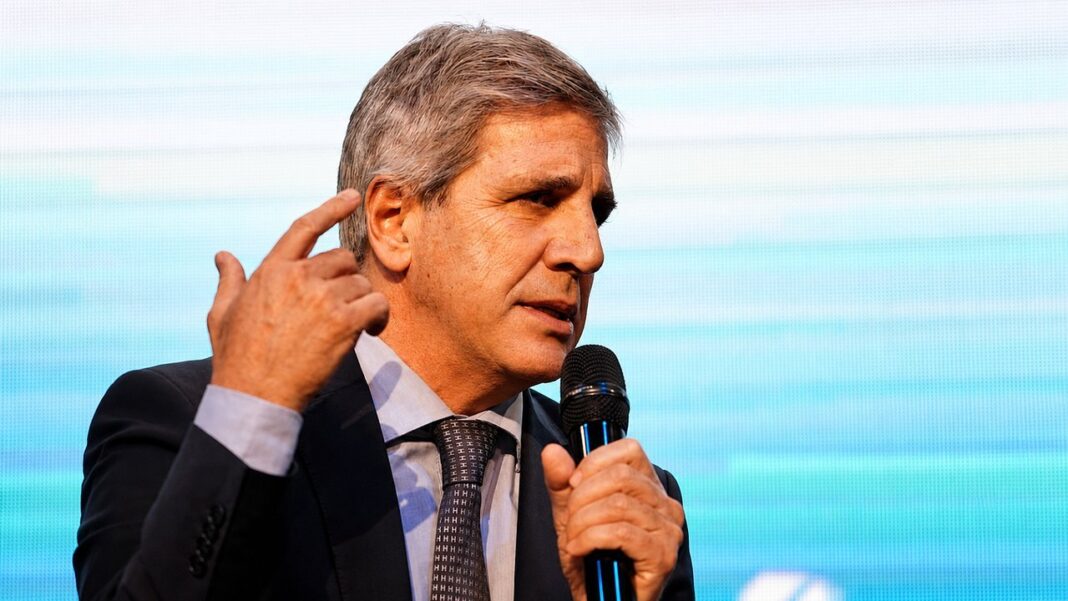 Luis Caputo, ministro de Economía