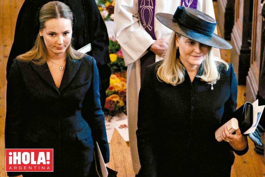 Funeral de la princesa Astrid de Noruega en la iglesia de Ris, Oslo
