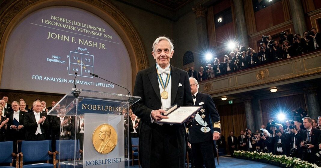 John Nash en una conferencia
