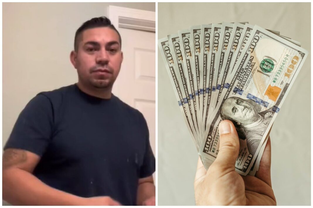 Captura de video de Héctor Ramírez en TikTok relatando la situación