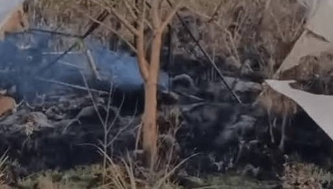 Ala delta motorizada accidentada en zona rural de Posadas