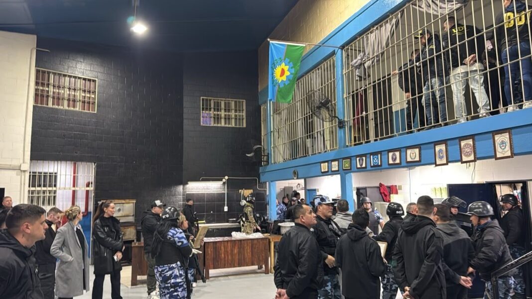 Fachada de la Unidad 31 del Servicio Penitenciario Bonaerense en Florencio Varela