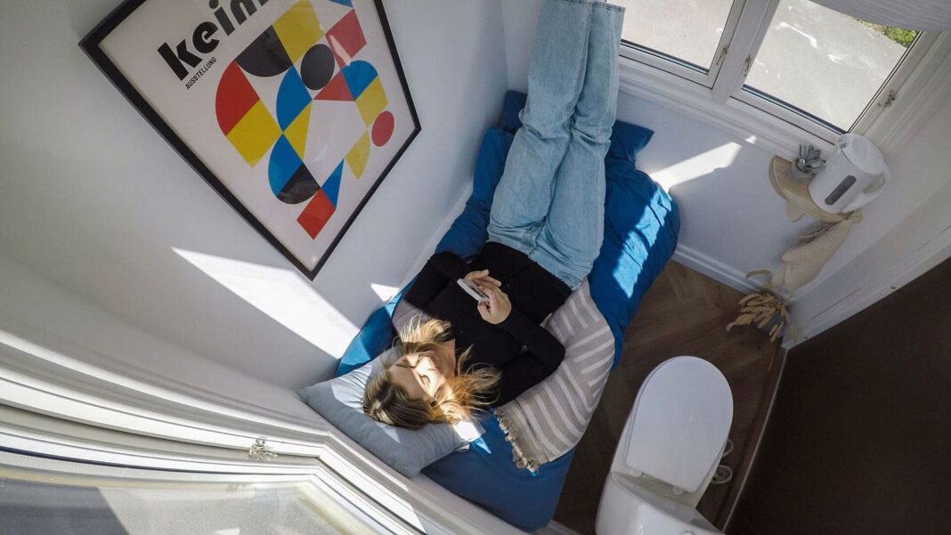Prototipo de vivienda de 1,9 m² construido por Riksbyggen en Estocolmo